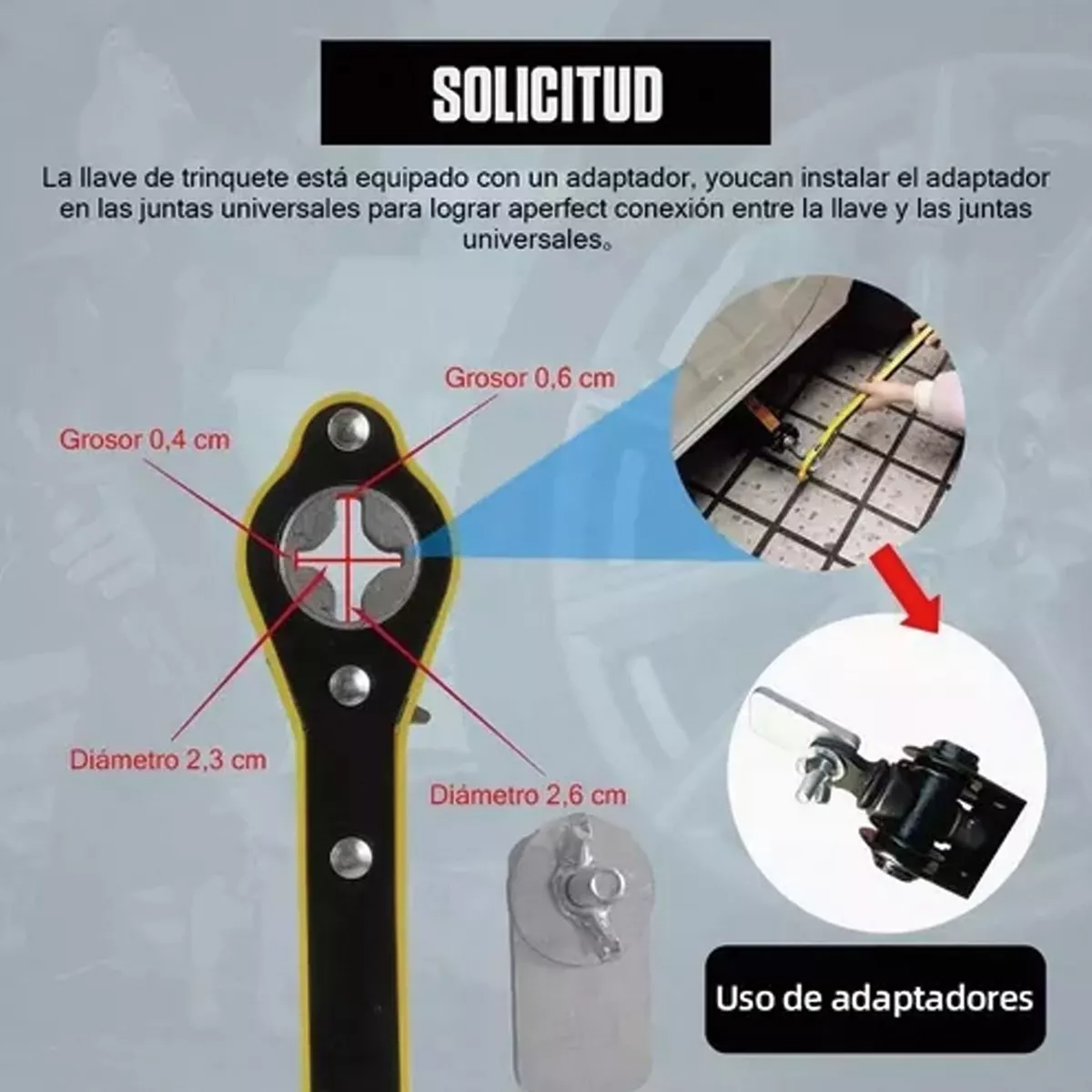 LLAVE TRINQUETE PARA CARRO