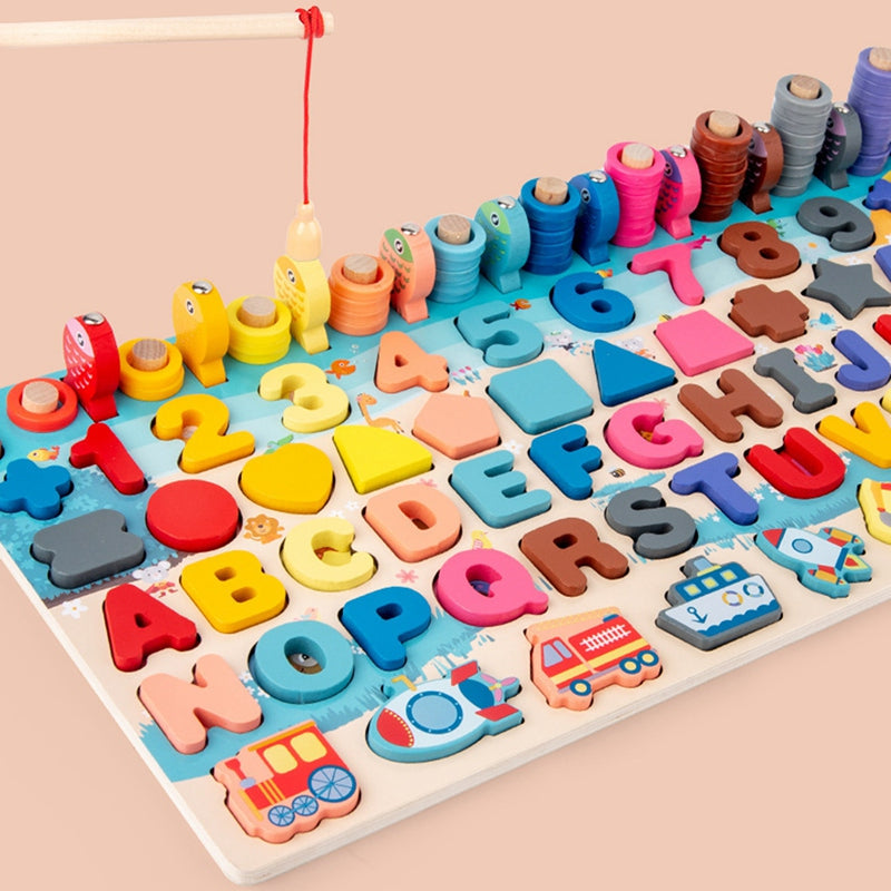 Tablero Juego Educativo Montessori Letras